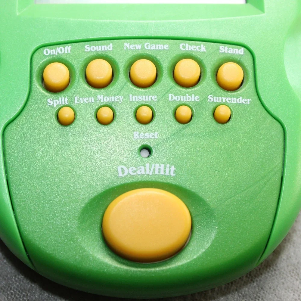 Bee‎ Blackjack Handheld Electronic Game Vintage 2003 Techno Tested & Works